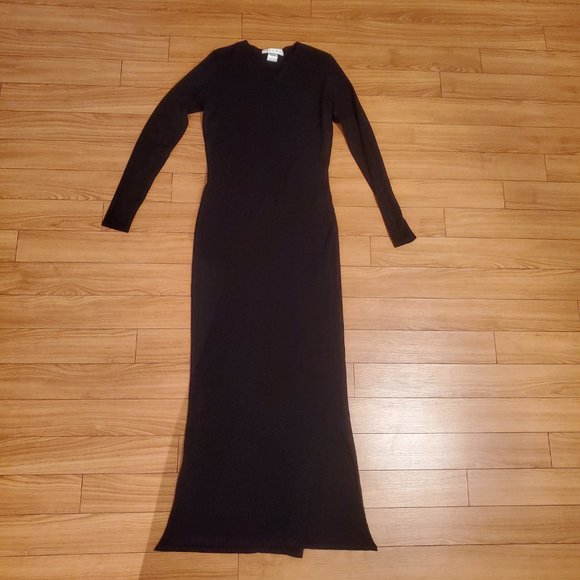 TRE by Natalie Ratabesi Stretch Jersey Black Column Dress - Picture 4 of 4